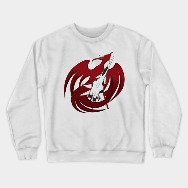 Phoenix Rising Crewneck Sweatshirt by amarysdesigns